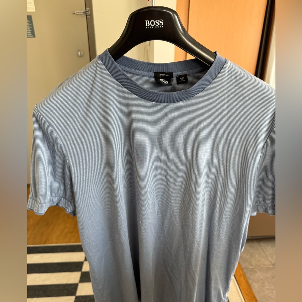 Boss Light Blue Short Sleeve Tee